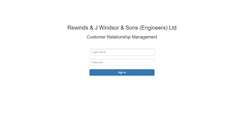 Desktop Screenshot of crm.rjweng.com