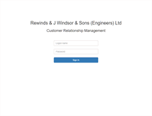 Tablet Screenshot of crm.rjweng.com
